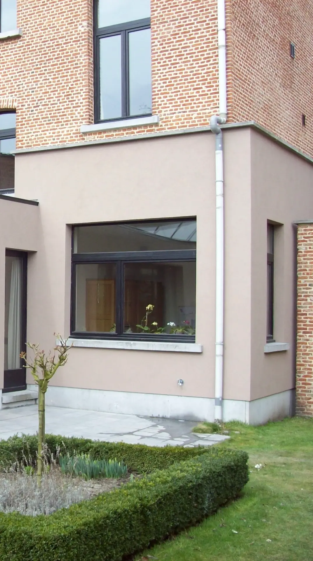 Crepi / sierpleister gevelafwerking